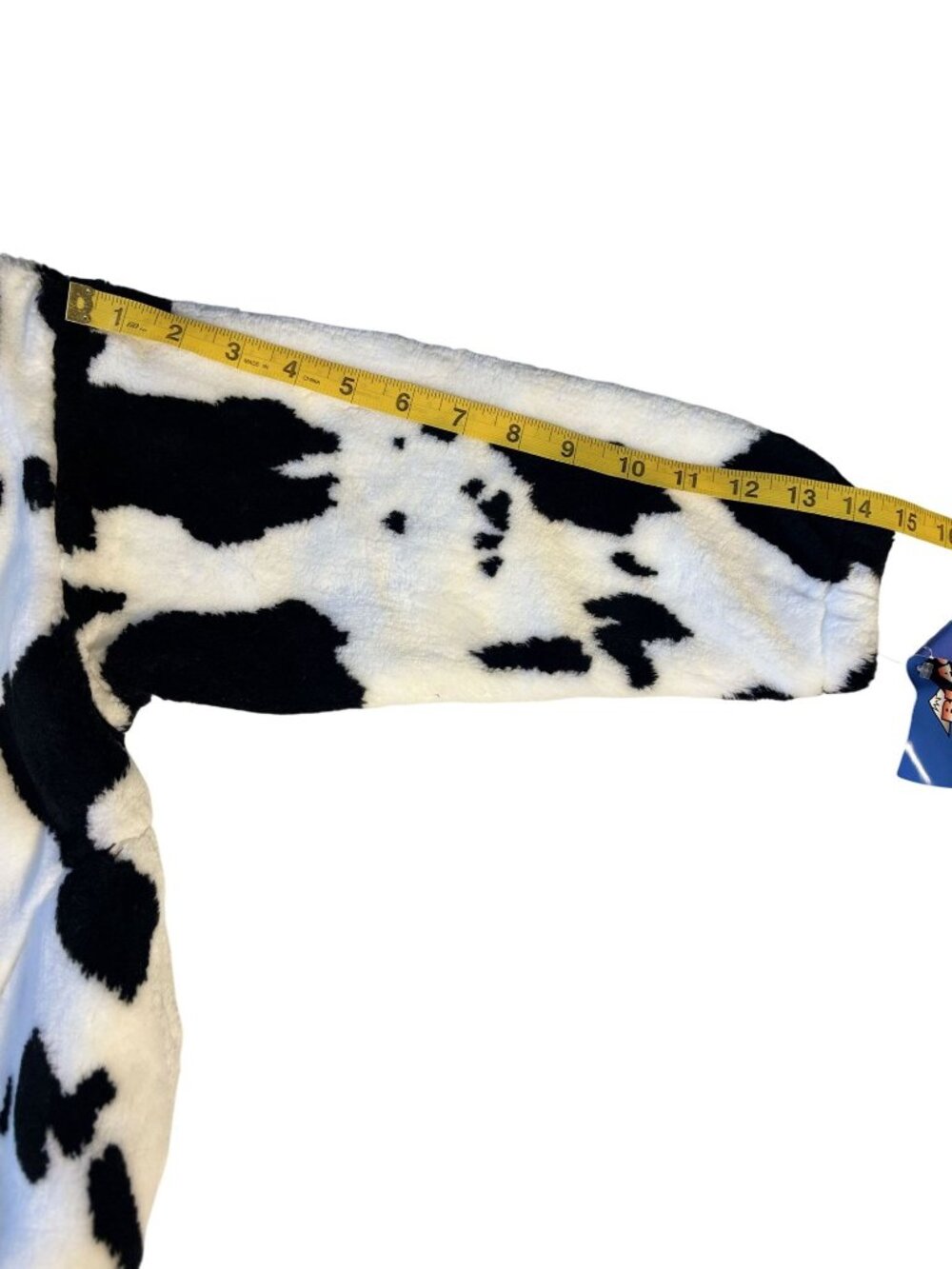 Black Mountain Outdoor Cow Print Fleece Jacket Youth XL Full Zip Warm Plush Soft - Picture 7 of 11